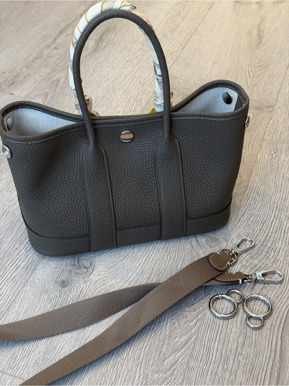 Hermes Garden Party shoulder strap